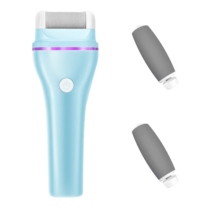 Lisslune | 2-step wireless electric callus remover with 2 interchangeable heads