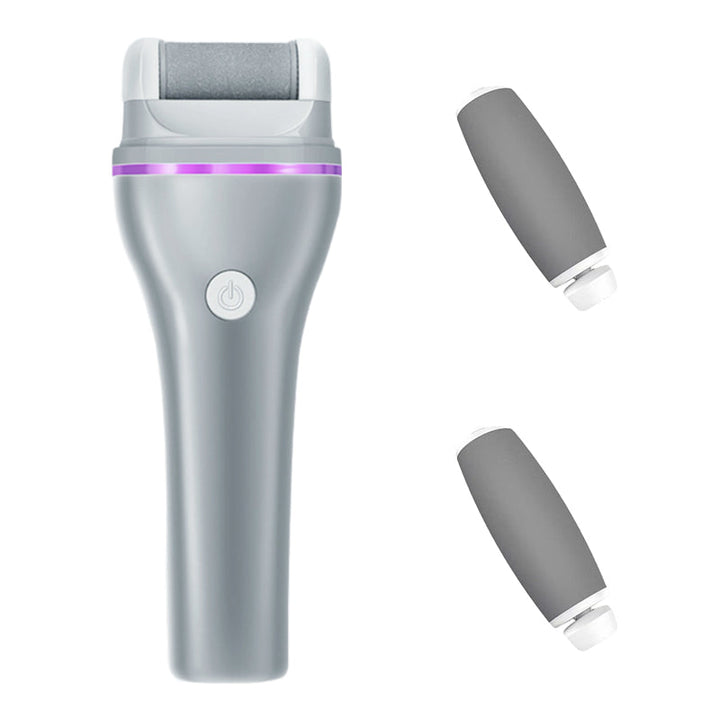 Lisslune | 2-step wireless electric callus remover with 2 interchangeable heads