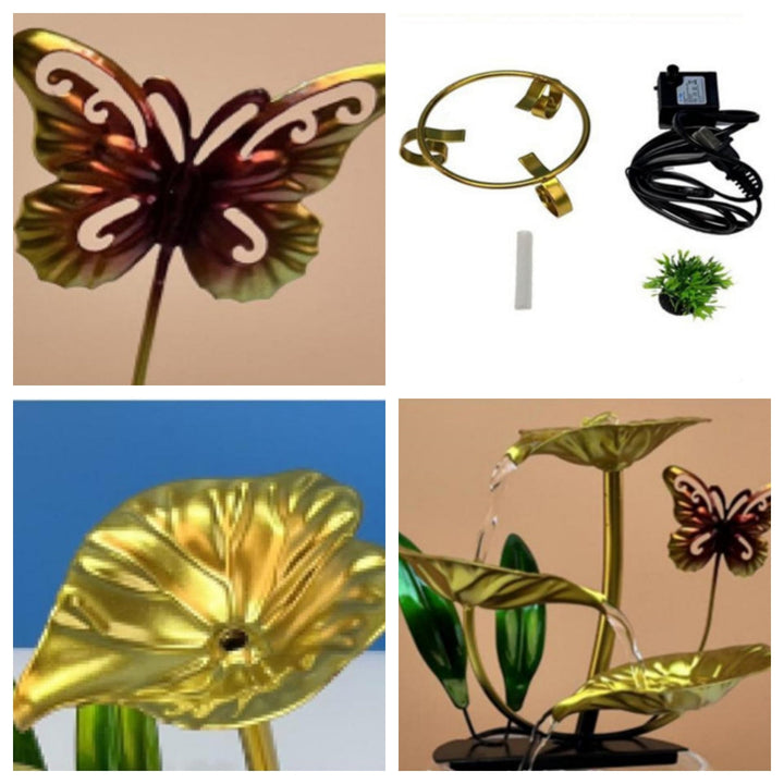 Lisslune | Luxurious creative lotus fish bowl decoration