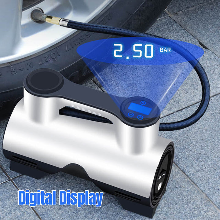 Lisslune | Portable wireless tire inflator with digital display
