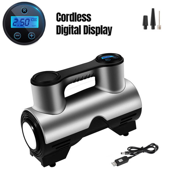 Lisslune | Portable wireless tire inflator with digital display