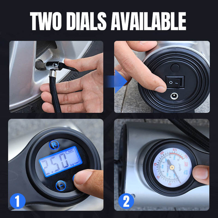 Lisslune | Portable wireless tire inflator with digital display