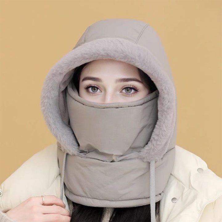 Lisslune | Ice King Thermal Hat – Lined Winter Hat with Face Protection