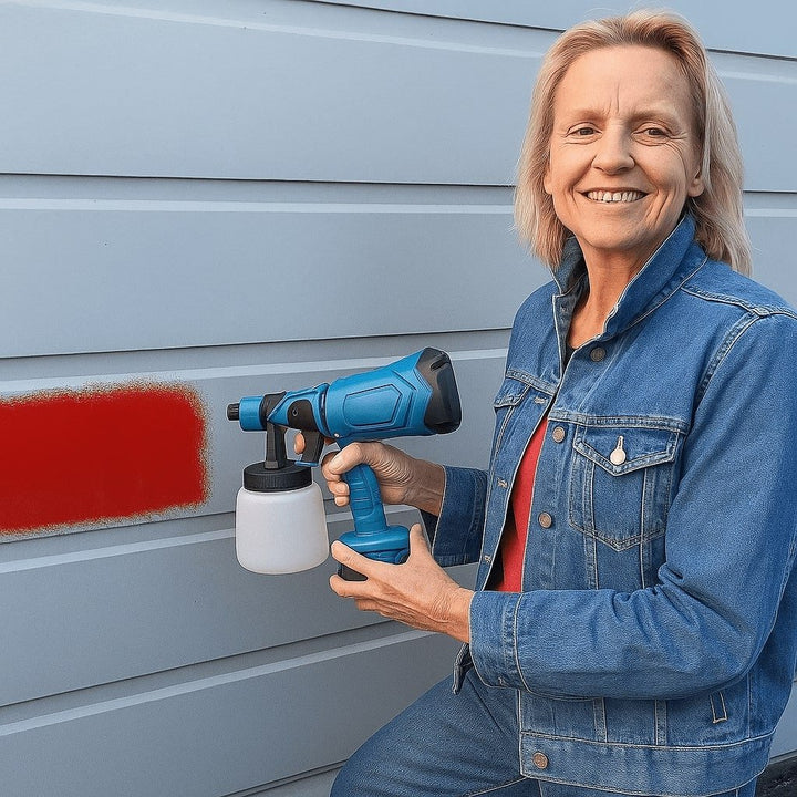 Lisslune | Cordless Paint Sprayer | PrecisionFlow Atomization, 3 Spray Patterns & Ideal for Home Improvement Projects