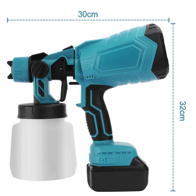 Lisslune | Cordless Paint Sprayer | PrecisionFlow Atomization, 3 Spray Patterns & Ideal for Home Improvement Projects