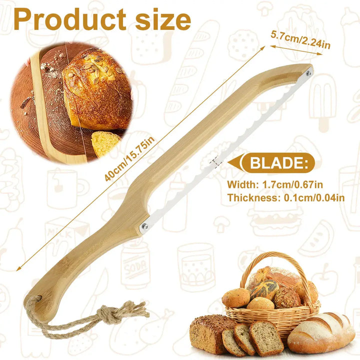 Lisslune | Perfect Bread Knife For Effortless Slicing