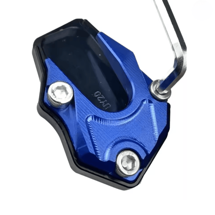Lisslune | STABILIRIDE – Aluminum Motorcycle Kickstand Pad for Secure Parking