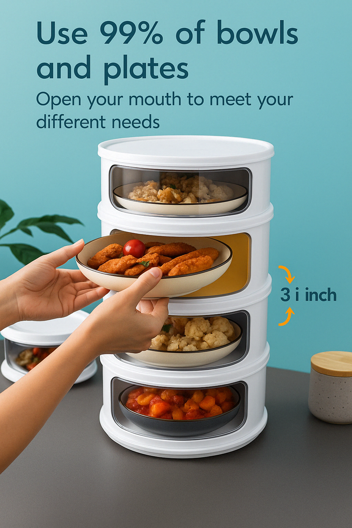 Lisslune | Stackable Food Storage - FreshStack