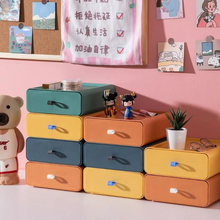Lisslune | Stackable Plastic Storage Bins for Home Organization