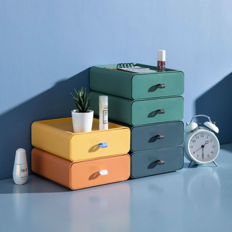 Lisslune | Stackable Plastic Storage Bins for Home Organization