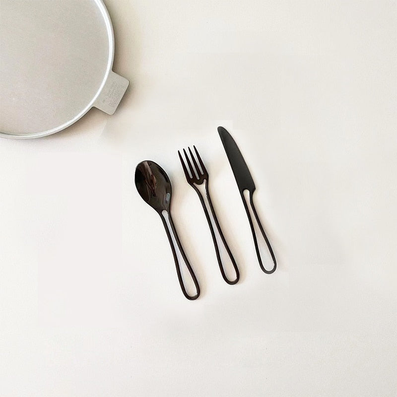 Lisslune | Outline Cutlery Set made of Stainless Steel