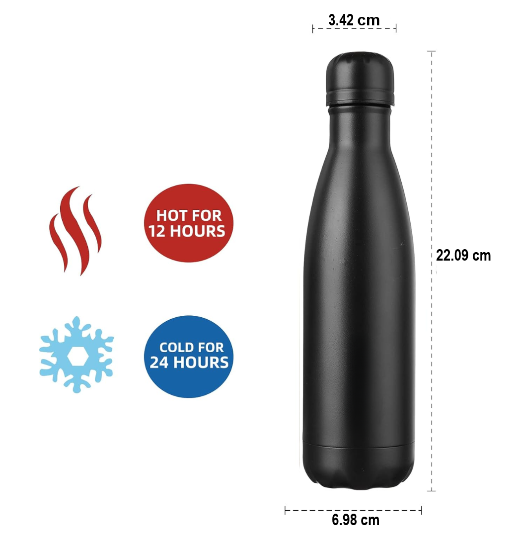 Lisslune | Stainless Steel Insulated Bottle – Leakproof & Travel-Friendly Water Bottle