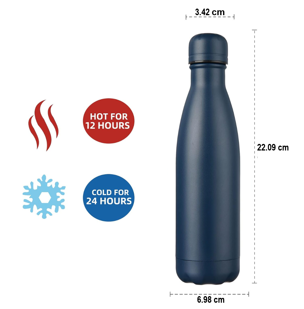 Lisslune | Stainless Steel Insulated Bottle – Leakproof & Travel-Friendly Water Bottle