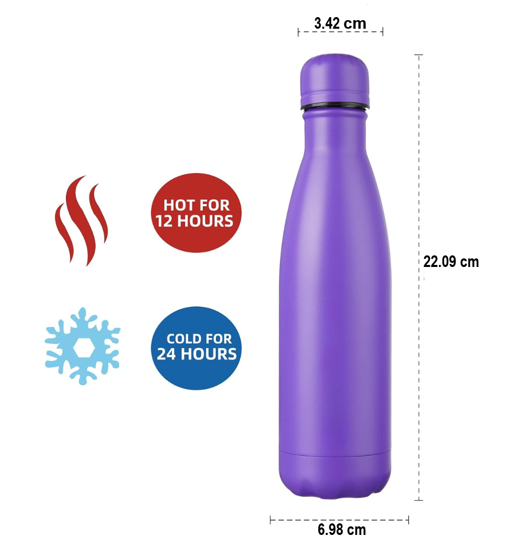 Lisslune | Stainless Steel Insulated Bottle – Leakproof & Travel-Friendly Water Bottle