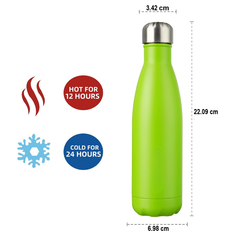 Lisslune | Stainless Steel Insulated Bottle – Leakproof & Travel-Friendly Water Bottle