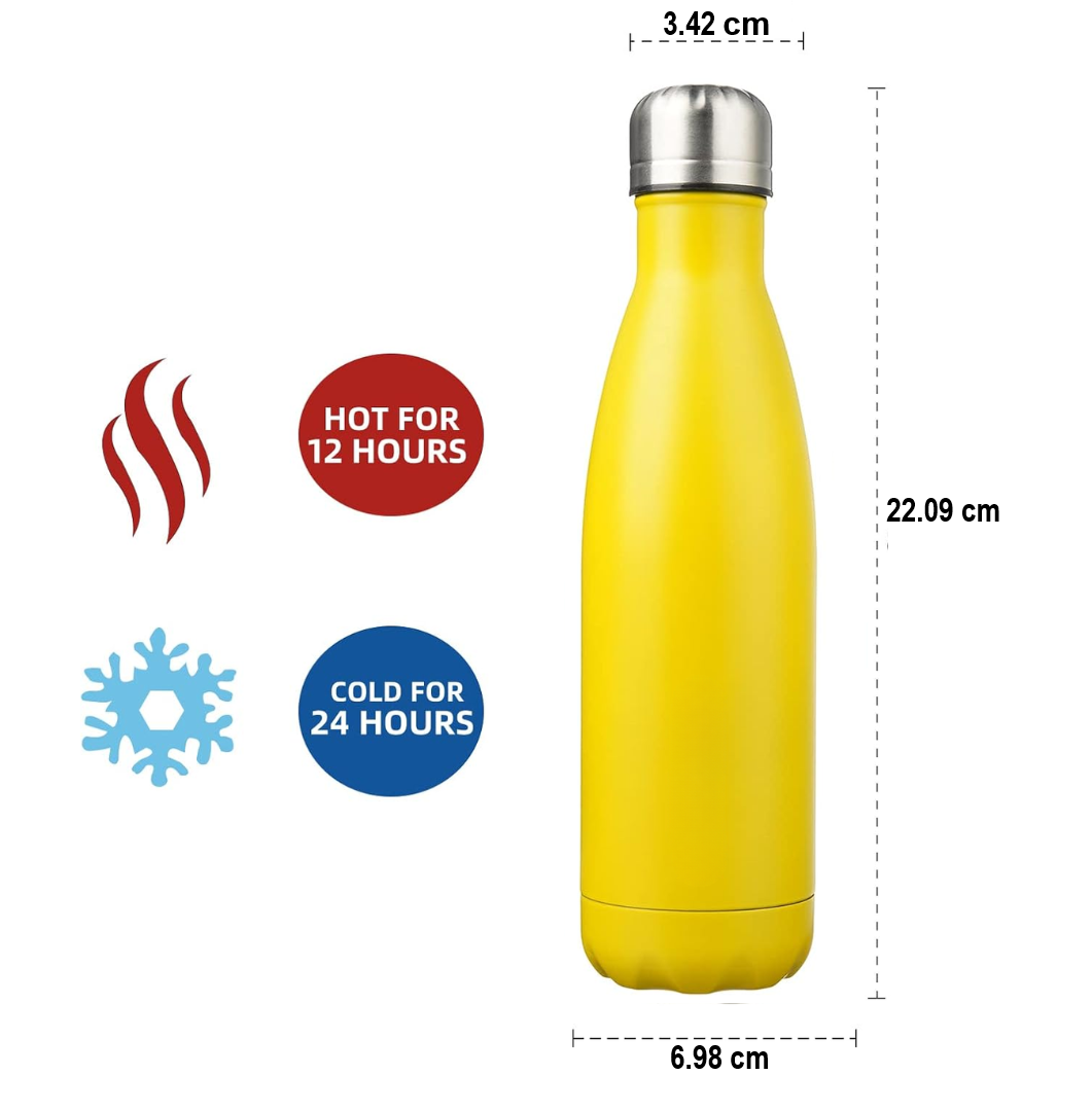 Lisslune | Stainless Steel Insulated Bottle – Leakproof & Travel-Friendly Water Bottle