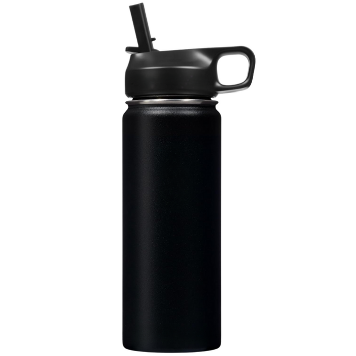 Lisslune | Stainless Steel Insulated Water Bottle with Straw - For Cold & Hot Drinks