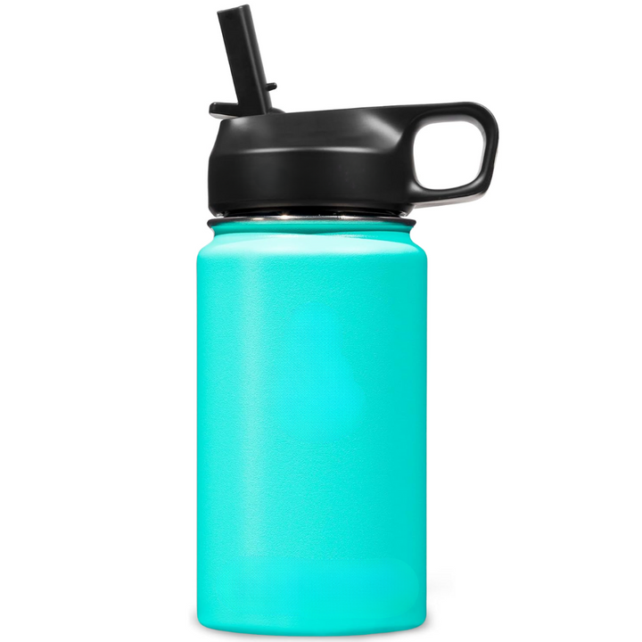 Lisslune | Stainless Steel Insulated Water Bottle with Straw - For Cold & Hot Drinks