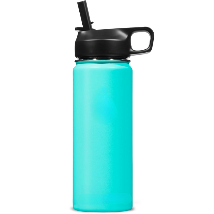 Lisslune | Stainless Steel Insulated Water Bottle with Straw - For Cold & Hot Drinks