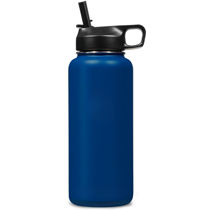 Lisslune | Stainless Steel Insulated Water Bottle with Straw - For Cold & Hot Drinks