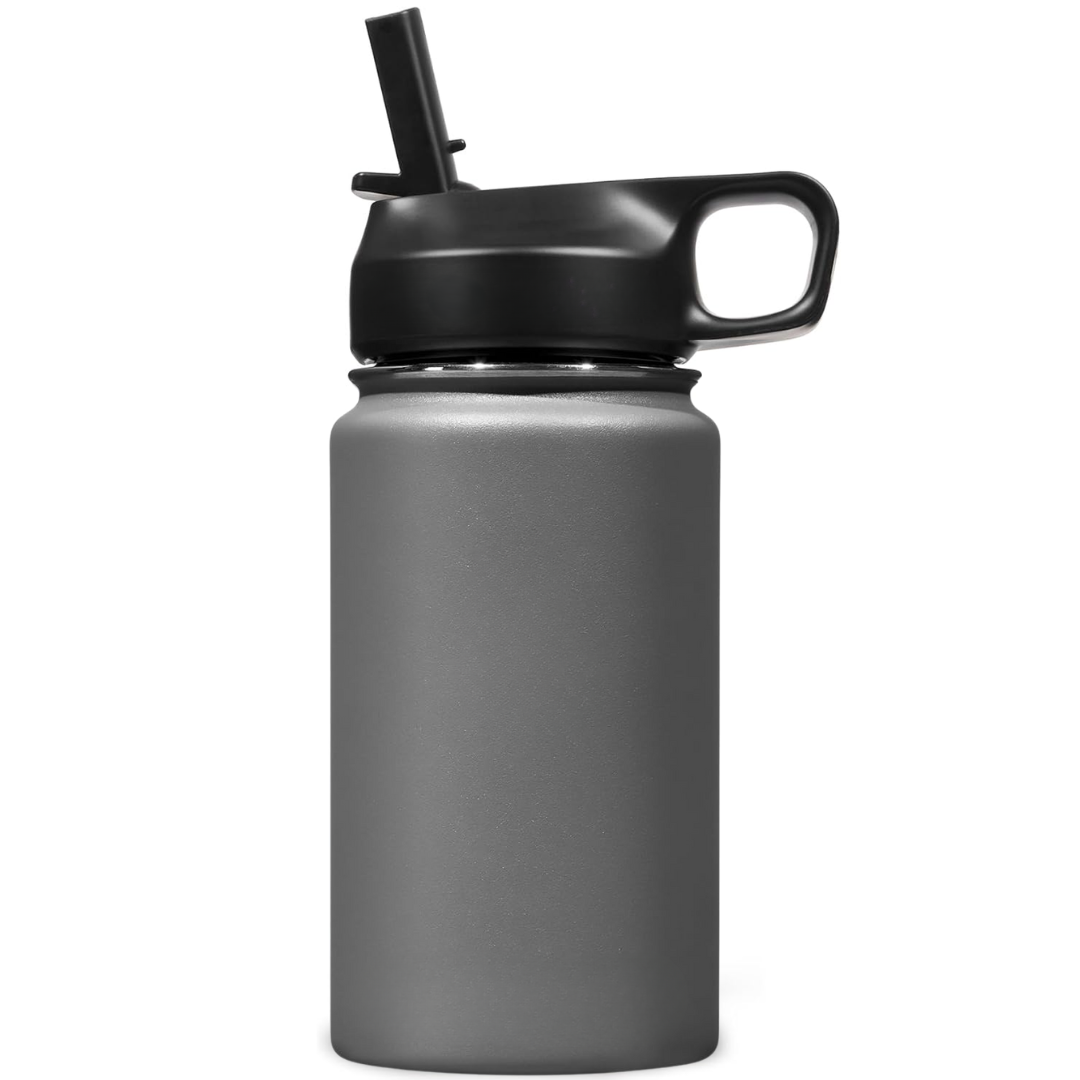 Lisslune | Stainless Steel Insulated Water Bottle with Straw - For Cold & Hot Drinks