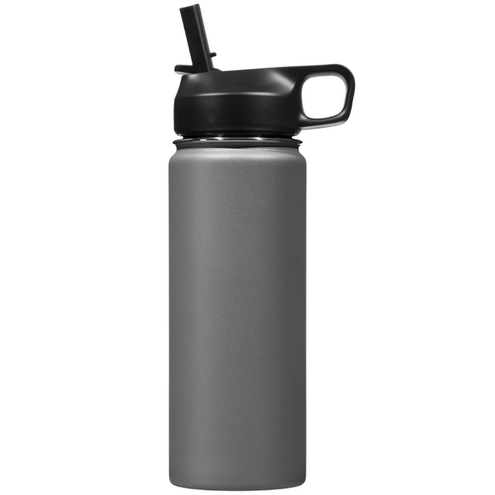 Lisslune | Stainless Steel Insulated Water Bottle with Straw - For Cold & Hot Drinks