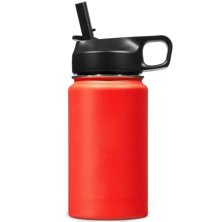 Lisslune | Stainless Steel Insulated Water Bottle with Straw - For Cold & Hot Drinks