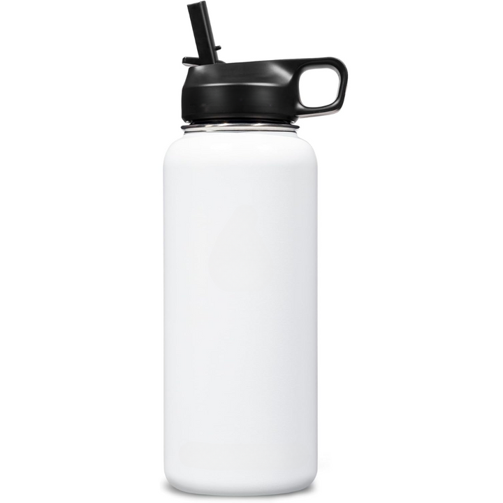 Lisslune | Stainless Steel Insulated Water Bottle with Straw - For Cold & Hot Drinks
