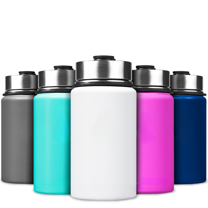 Lisslune | Stainless Steel Insulated Water Bottle with Straw - For Cold & Hot Drinks