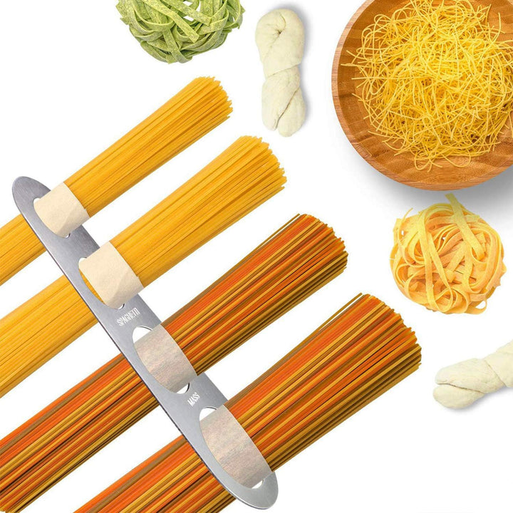 Lisslune | Stainless Steel Spaghetti Measuring Spoon – Quick Pasta Portion Tool