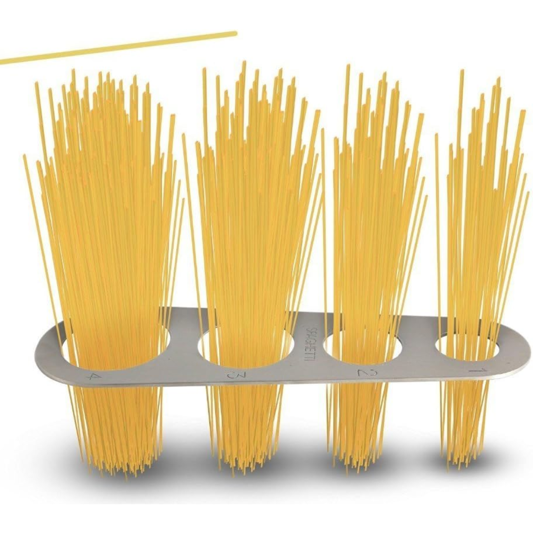 Lisslune | Stainless Steel Spaghetti Measuring Spoon – Quick Pasta Portion Tool