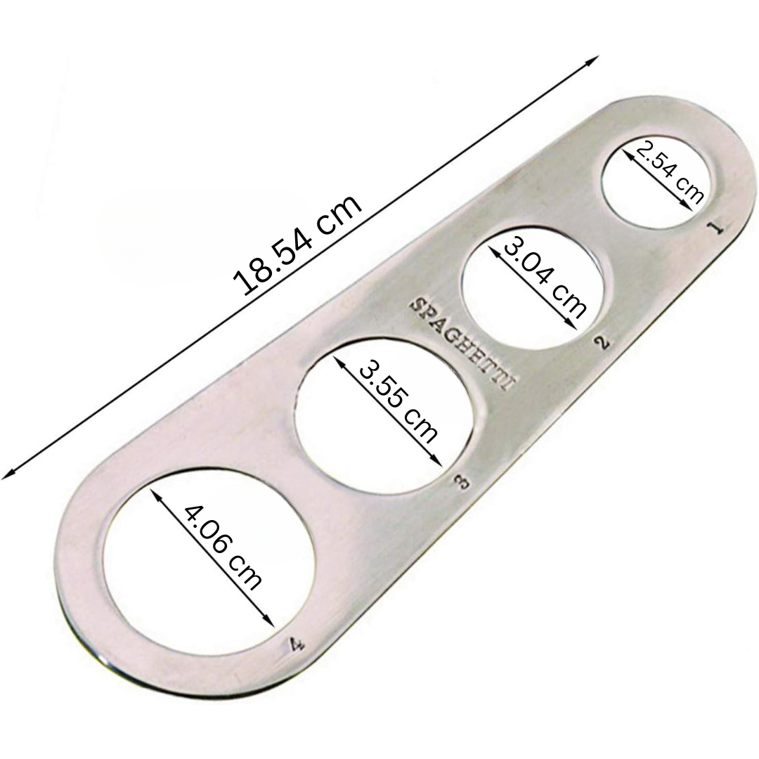 Lisslune | Stainless Steel Spaghetti Measuring Spoon – Quick Pasta Portion Tool