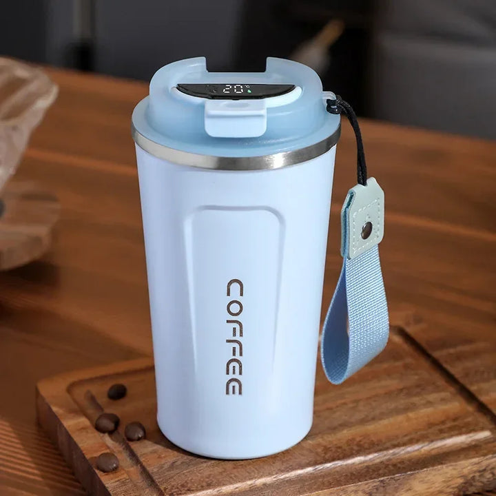 Lisslune | Stainless Steel Thermo Mug with Smart Temperature Display - TempMate
