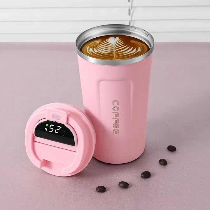 Lisslune | Stainless Steel Thermo Mug with Smart Temperature Display - TempMate