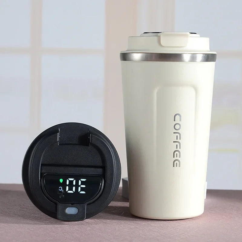Lisslune | Stainless Steel Thermo Mug with Smart Temperature Display - TempMate