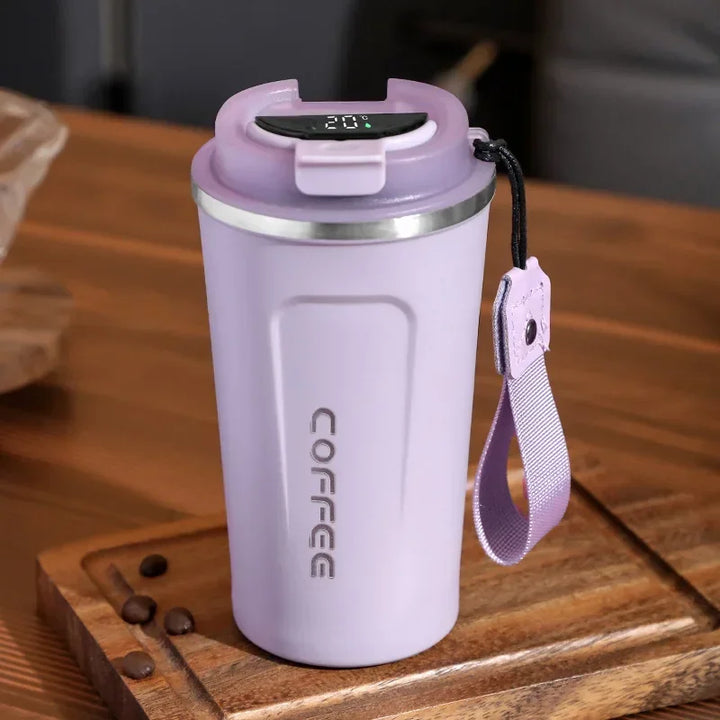 Lisslune | Stainless Steel Thermo Mug with Smart Temperature Display - TempMate