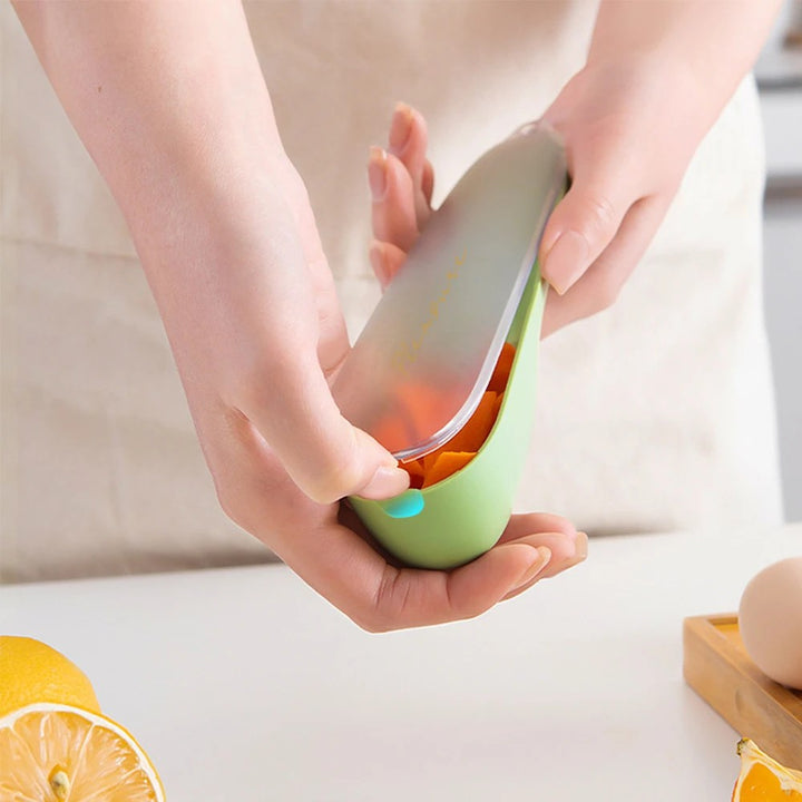 Lisslune | Stainless Steel Vegetable Peeler with Container - PeelPro
