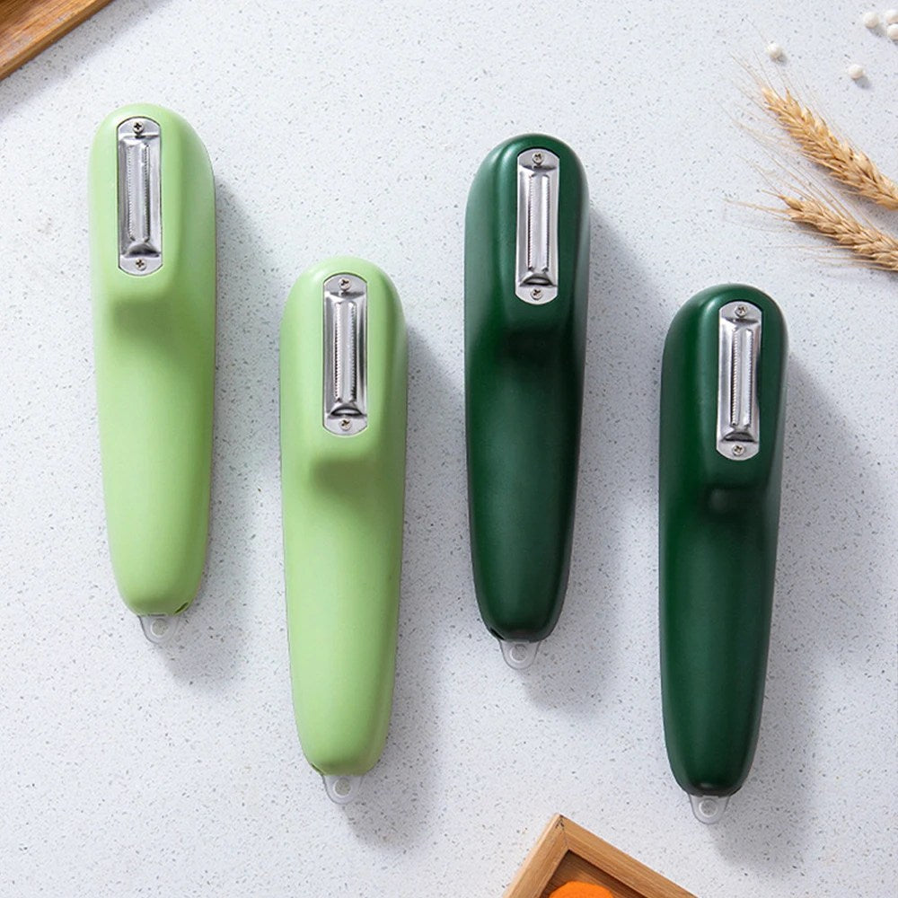Lisslune | Stainless Steel Vegetable Peeler with Container - PeelPro