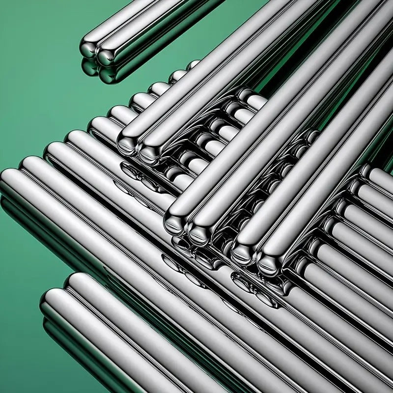 Lisslune | 8-piece stainless steel chopstick set