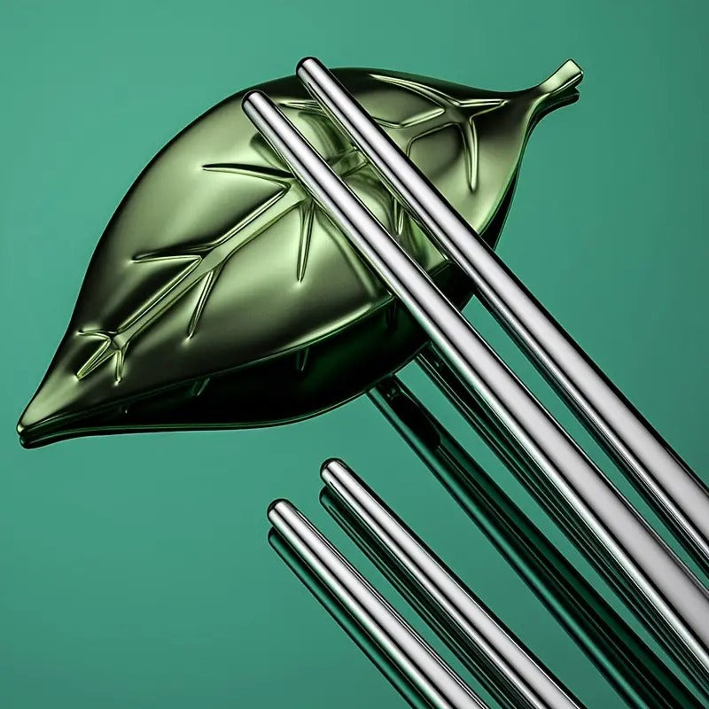 Lisslune | 8-piece stainless steel chopstick set