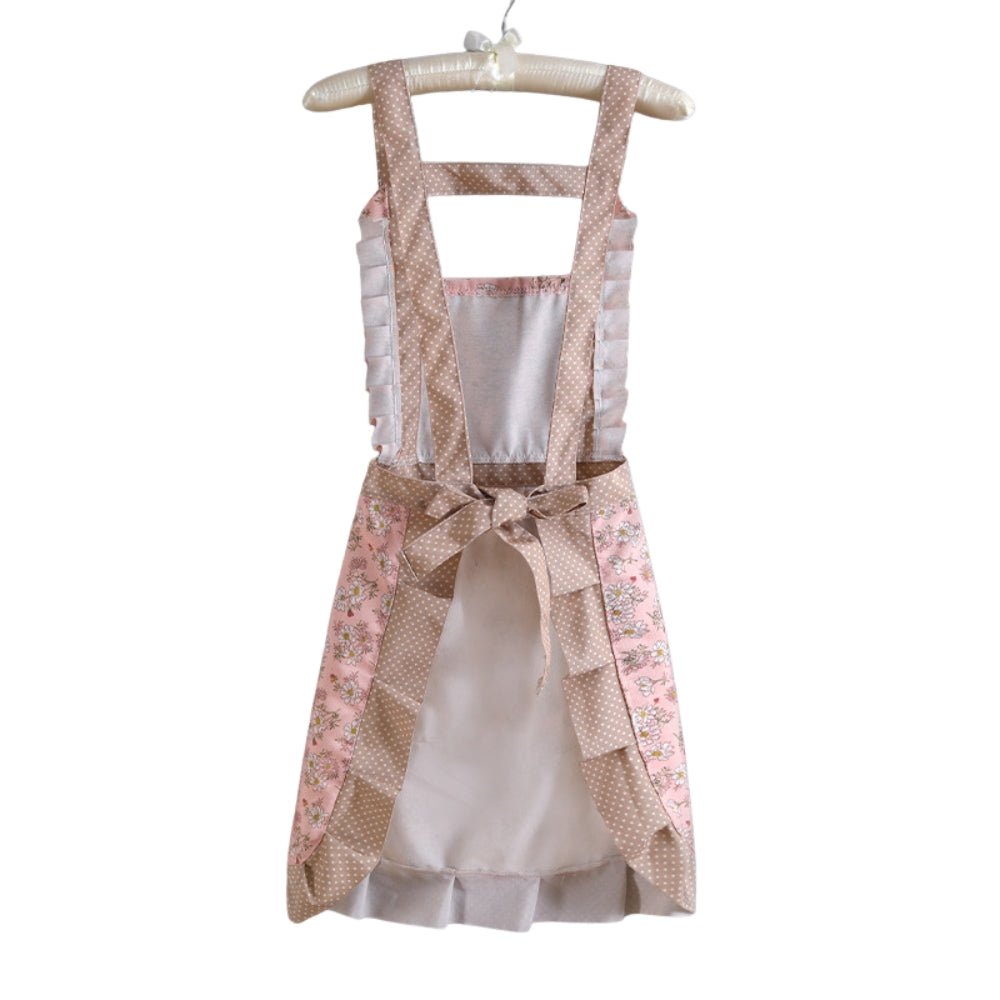 Lisslune | StainShield – Elegant Floral Apron with Full Coverage SEO Title