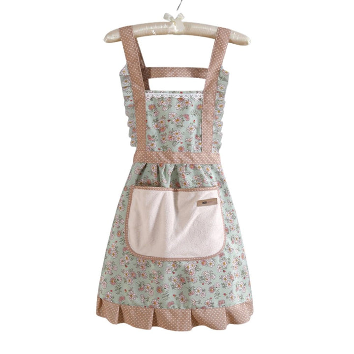 Lisslune | StainShield – Elegant Floral Apron with Full Coverage SEO Title