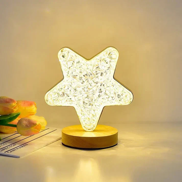 Lisslune | CrystalStar LED star lamps with elegant crystal effect