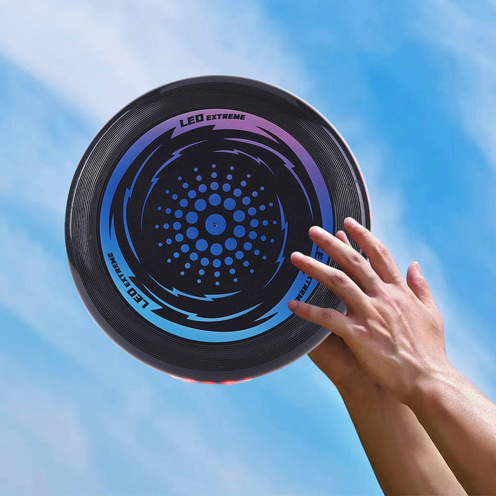Lisslune | STARSPIN – LED Light-Up Frisbee for Nighttime Outdoor Play