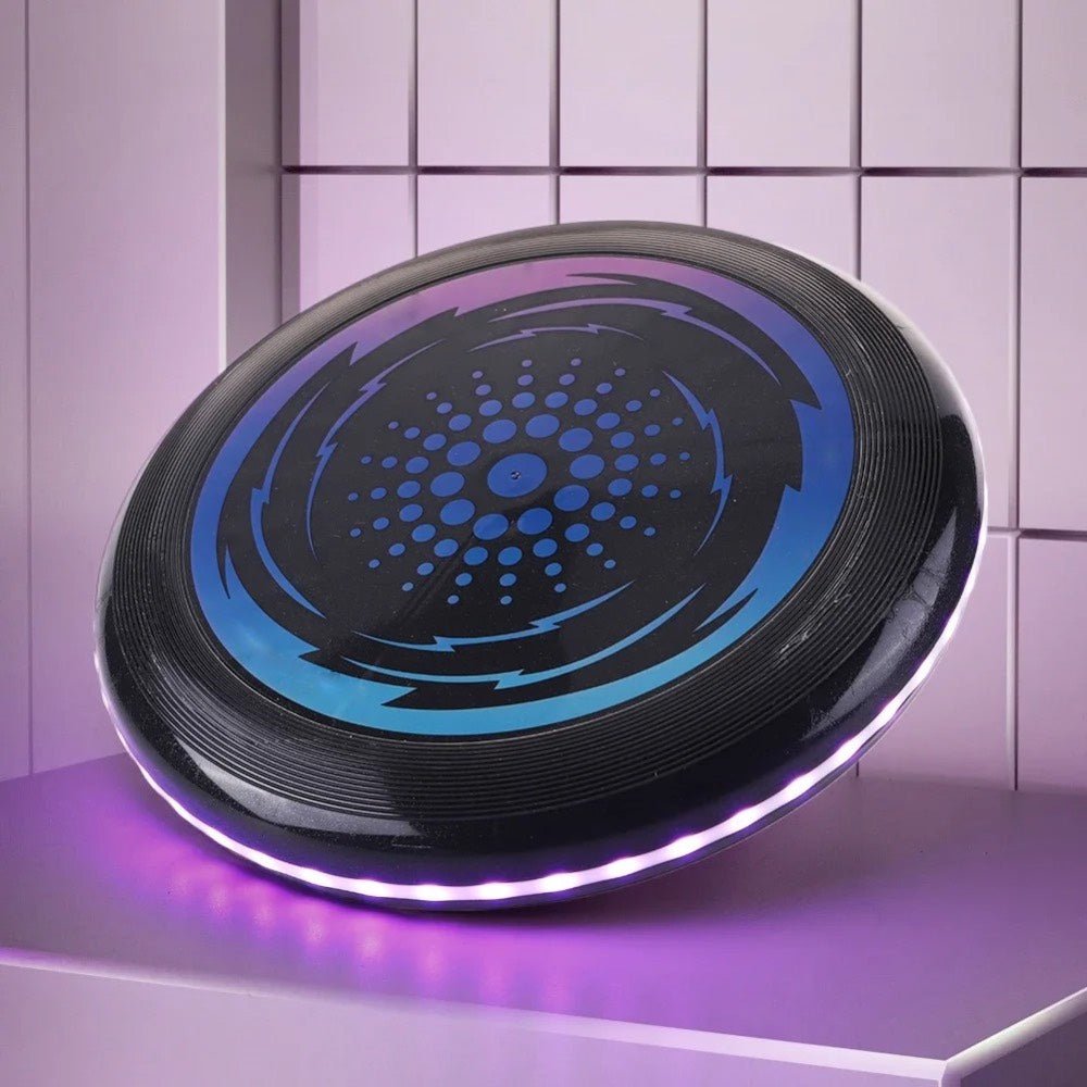 Lisslune | STARSPIN – LED Light-Up Frisbee for Nighttime Outdoor Play