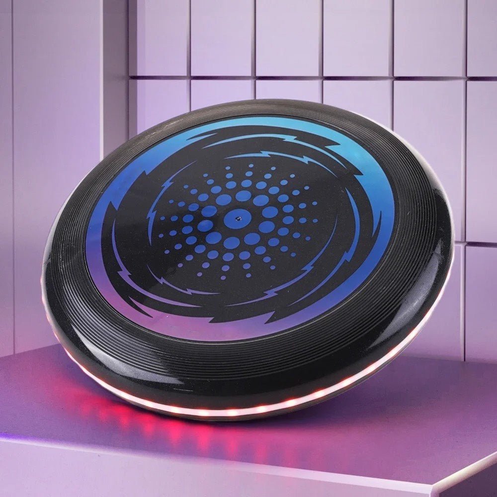 Lisslune | STARSPIN – LED Light-Up Frisbee for Nighttime Outdoor Play
