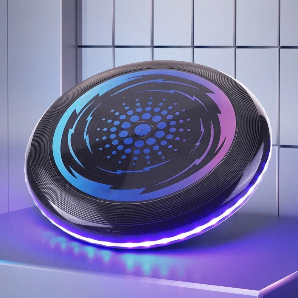 Lisslune | STARSPIN – LED Light-Up Frisbee for Nighttime Outdoor Play