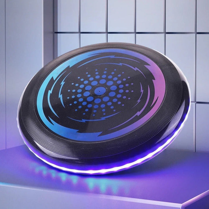 Lisslune | STARSPIN – LED Light-Up Frisbee for Nighttime Outdoor Play