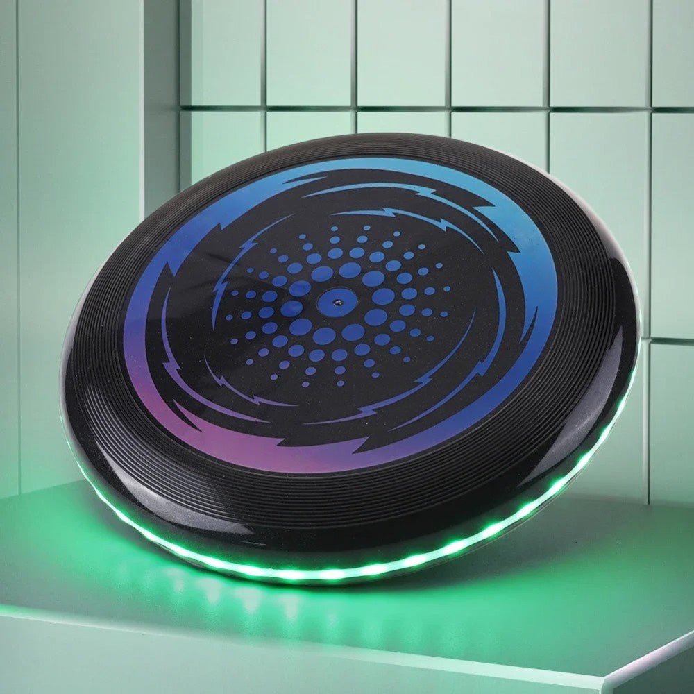 Lisslune | STARSPIN – LED Light-Up Frisbee for Nighttime Outdoor Play
