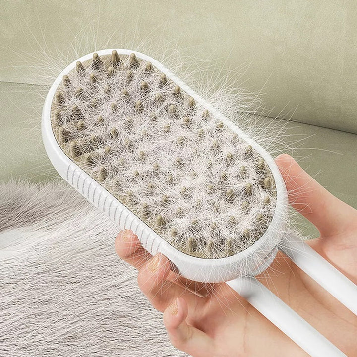 Lisslune | Cat Steam Brush For Pet Grooming